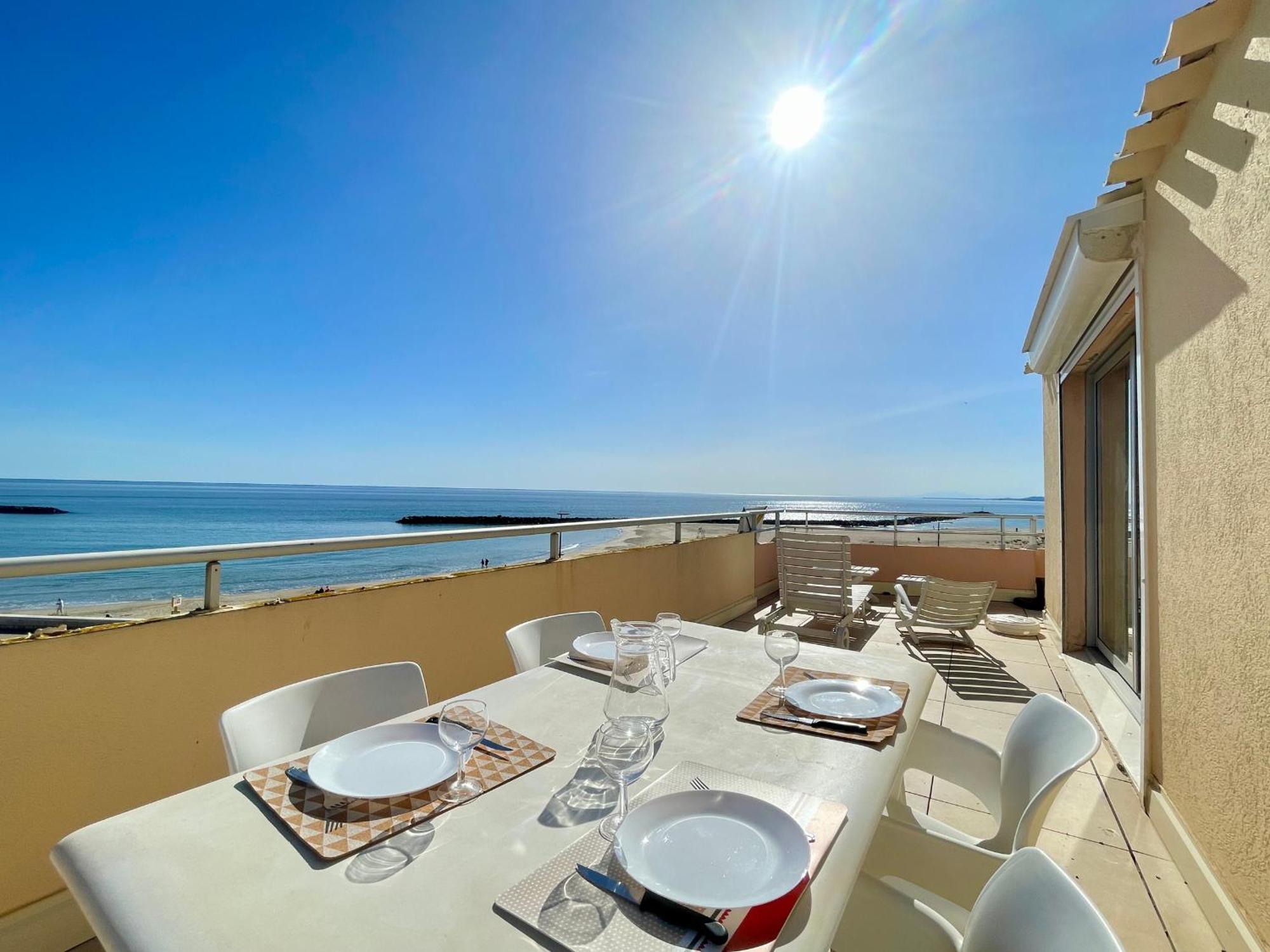 Appartement 2 Pieces Avec Terrasse 25M² Et Parking A 50M De La Plage - Fr-1-338-114 Сет Екстериор снимка