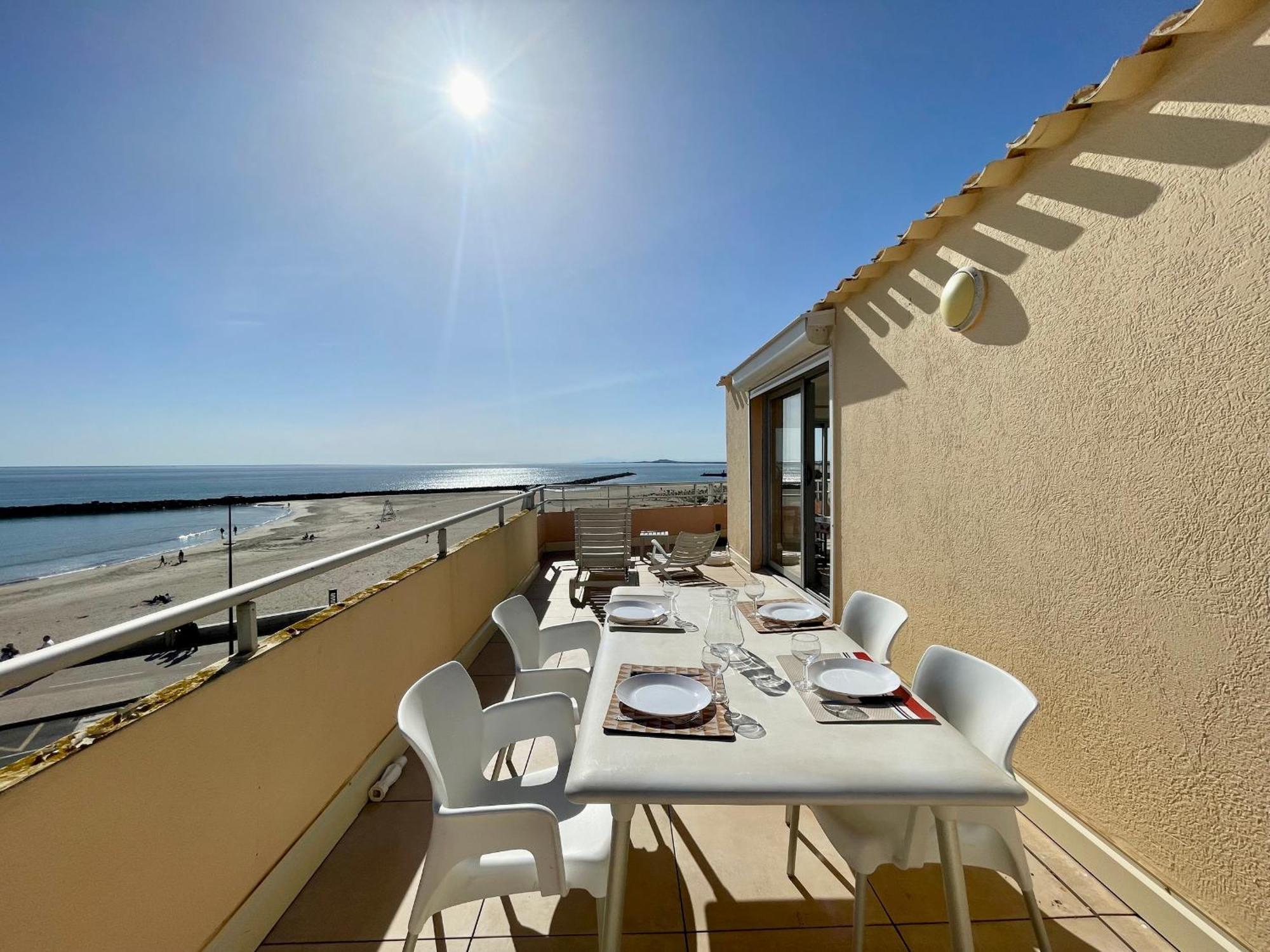 Appartement 2 Pieces Avec Terrasse 25M² Et Parking A 50M De La Plage - Fr-1-338-114 Сет Екстериор снимка