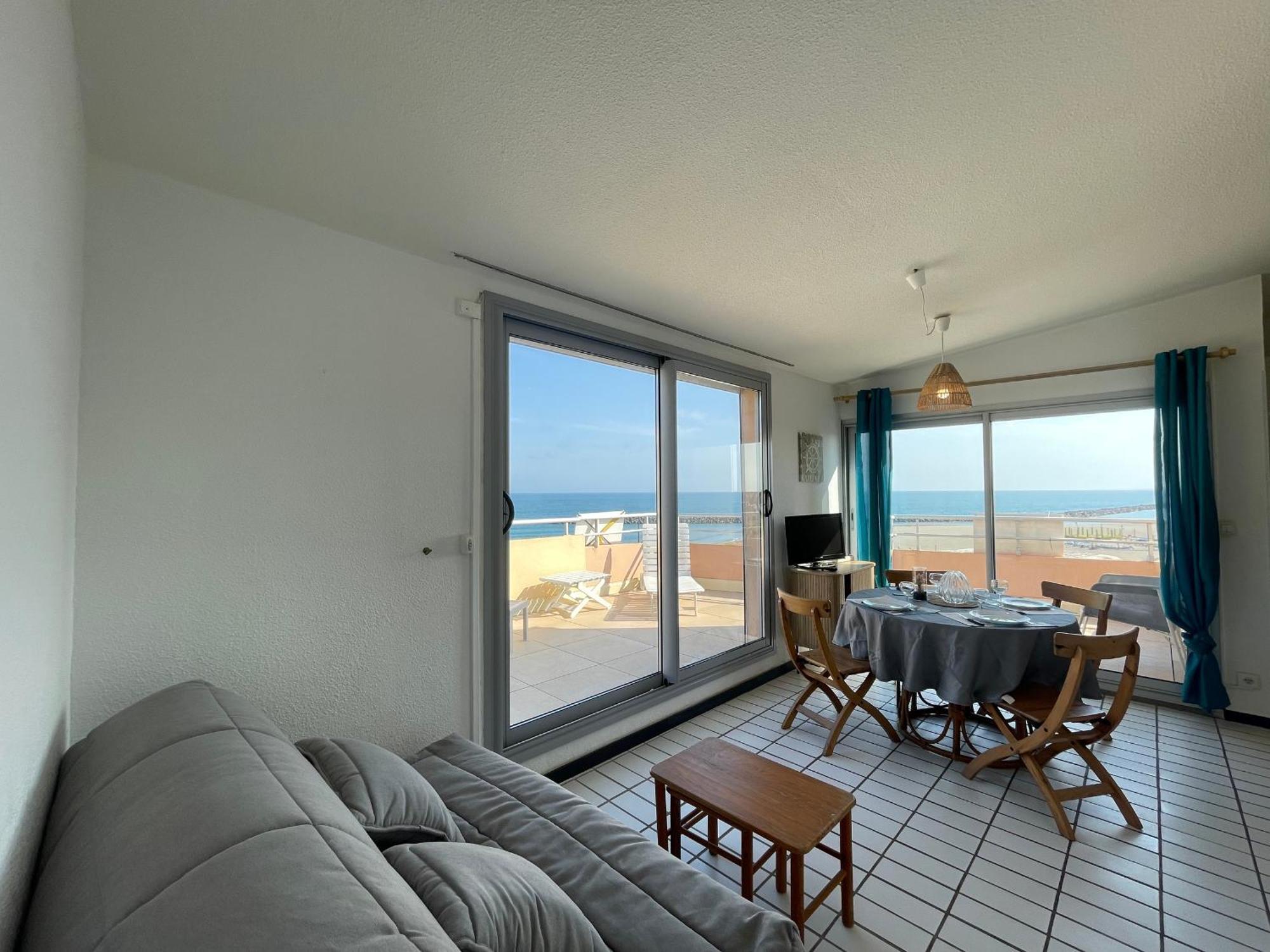 Appartement 2 Pieces Avec Terrasse 25M² Et Parking A 50M De La Plage - Fr-1-338-114 Сет Екстериор снимка